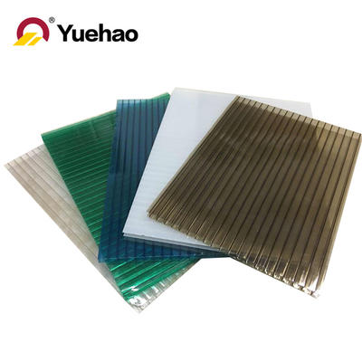 high quality hollow PC roofing sheet for skylight
