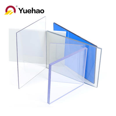 Solid embossed clear PC roof sheet for shed